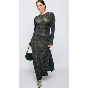 Ulla Johnson Amari Jersey Long Sleeve Dress Size XL